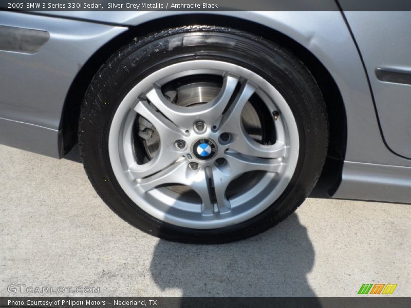 Silver Grey Metallic / Anthracite Black 2005 BMW 3 Series 330i Sedan