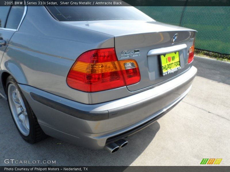 Silver Grey Metallic / Anthracite Black 2005 BMW 3 Series 330i Sedan