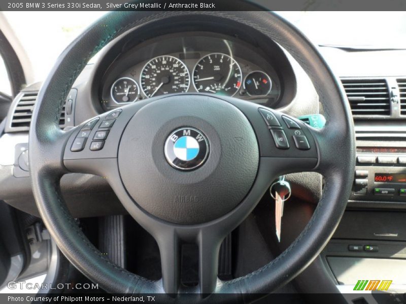 Silver Grey Metallic / Anthracite Black 2005 BMW 3 Series 330i Sedan