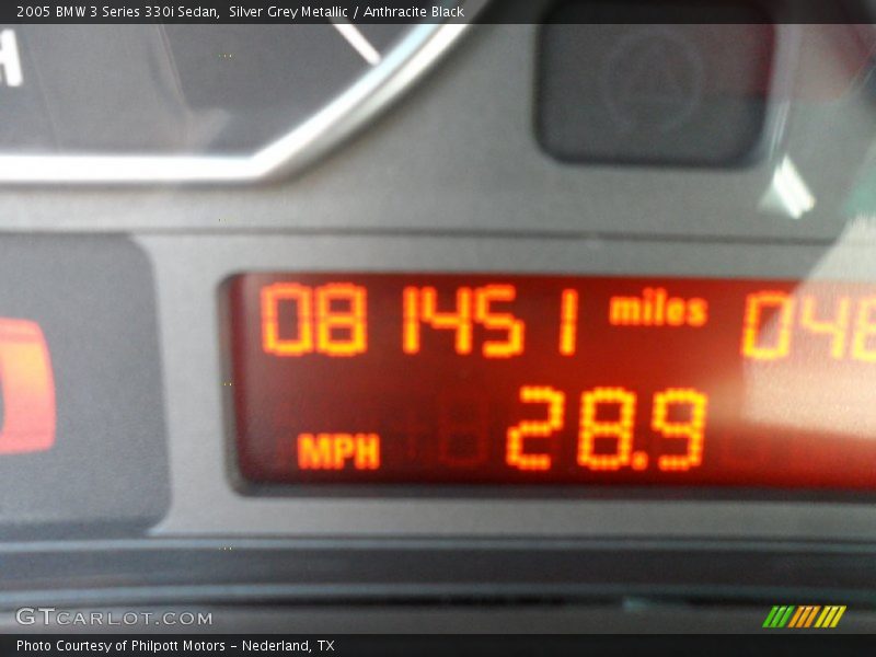 Silver Grey Metallic / Anthracite Black 2005 BMW 3 Series 330i Sedan