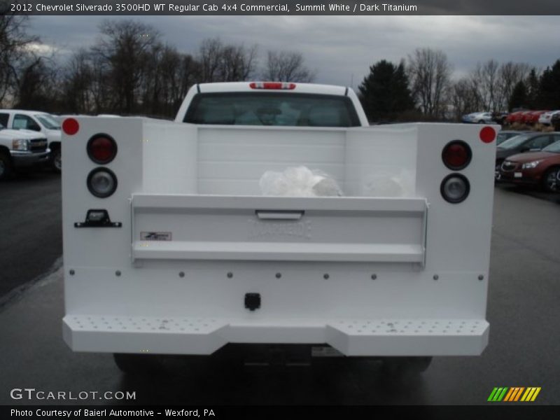 Summit White / Dark Titanium 2012 Chevrolet Silverado 3500HD WT Regular Cab 4x4 Commercial