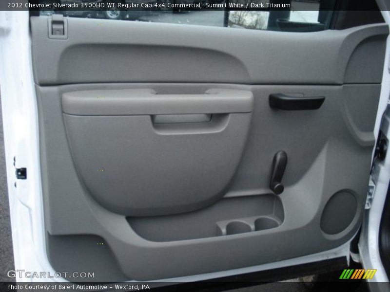 Summit White / Dark Titanium 2012 Chevrolet Silverado 3500HD WT Regular Cab 4x4 Commercial