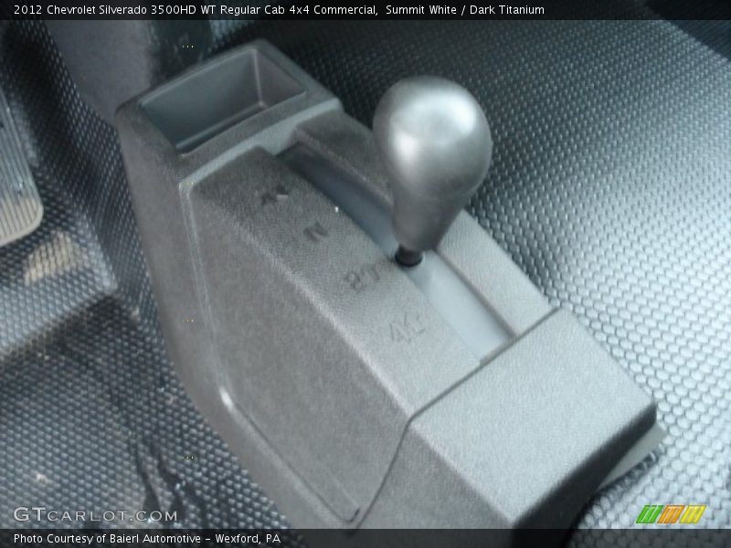 Summit White / Dark Titanium 2012 Chevrolet Silverado 3500HD WT Regular Cab 4x4 Commercial