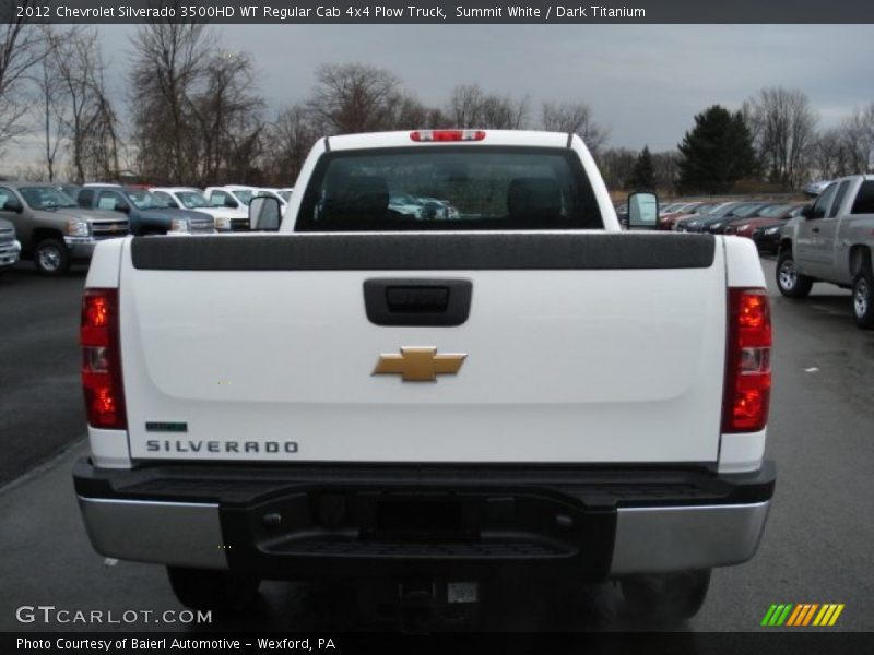 Summit White / Dark Titanium 2012 Chevrolet Silverado 3500HD WT Regular Cab 4x4 Plow Truck