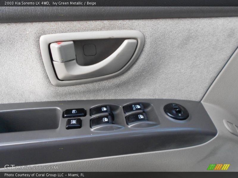 Ivy Green Metallic / Beige 2003 Kia Sorento LX 4WD
