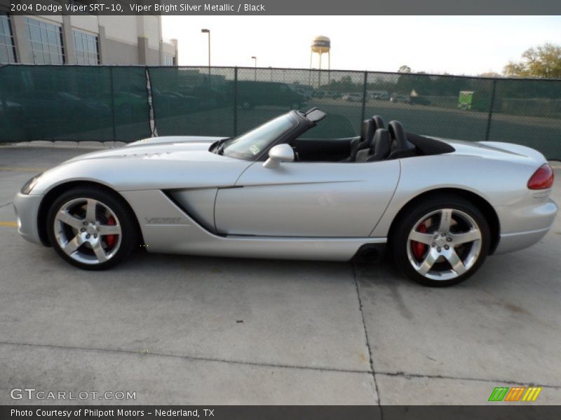 Viper Bright Silver Metallic / Black 2004 Dodge Viper SRT-10