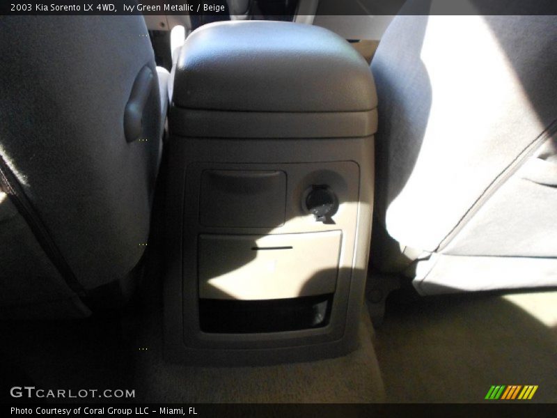 Ivy Green Metallic / Beige 2003 Kia Sorento LX 4WD