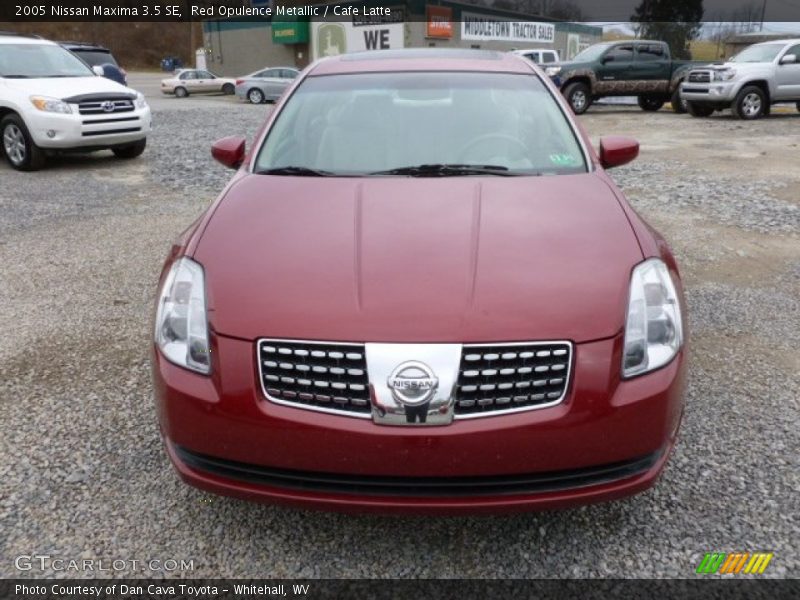 Red Opulence Metallic / Cafe Latte 2005 Nissan Maxima 3.5 SE