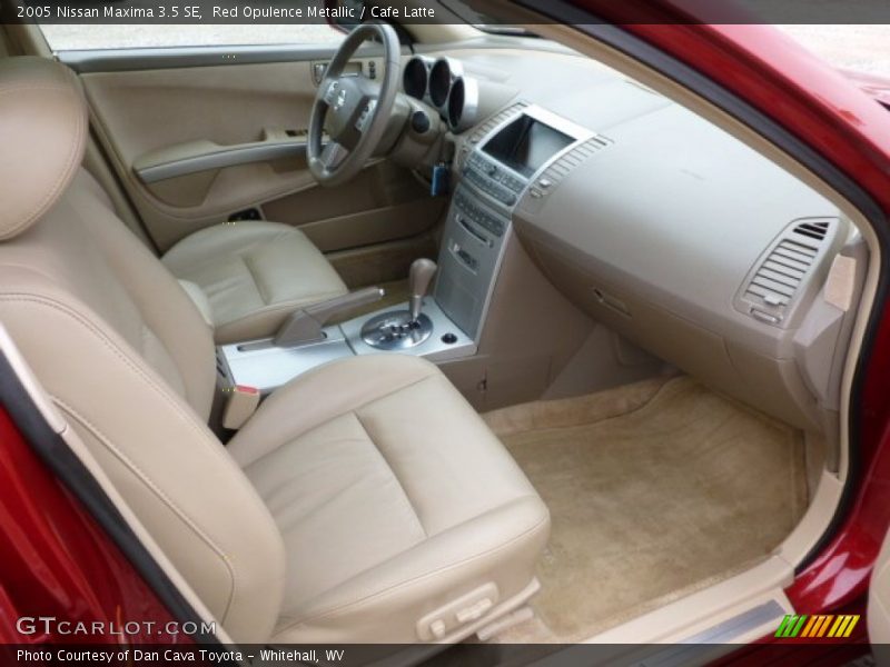 Red Opulence Metallic / Cafe Latte 2005 Nissan Maxima 3.5 SE