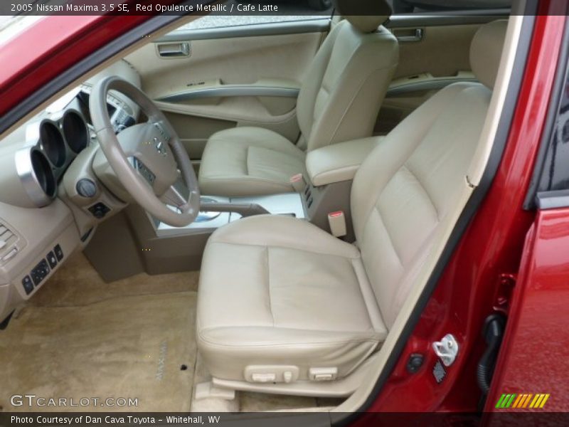 Red Opulence Metallic / Cafe Latte 2005 Nissan Maxima 3.5 SE
