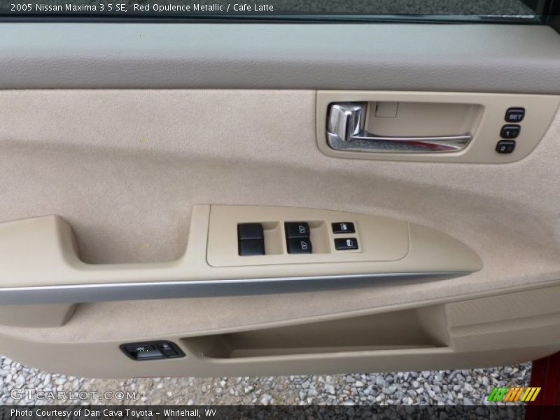 Red Opulence Metallic / Cafe Latte 2005 Nissan Maxima 3.5 SE