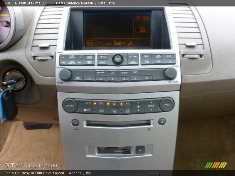 Red Opulence Metallic / Cafe Latte 2005 Nissan Maxima 3.5 SE