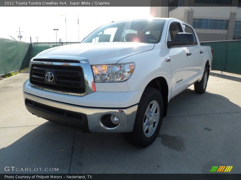 Super White / Graphite 2012 Toyota Tundra CrewMax 4x4