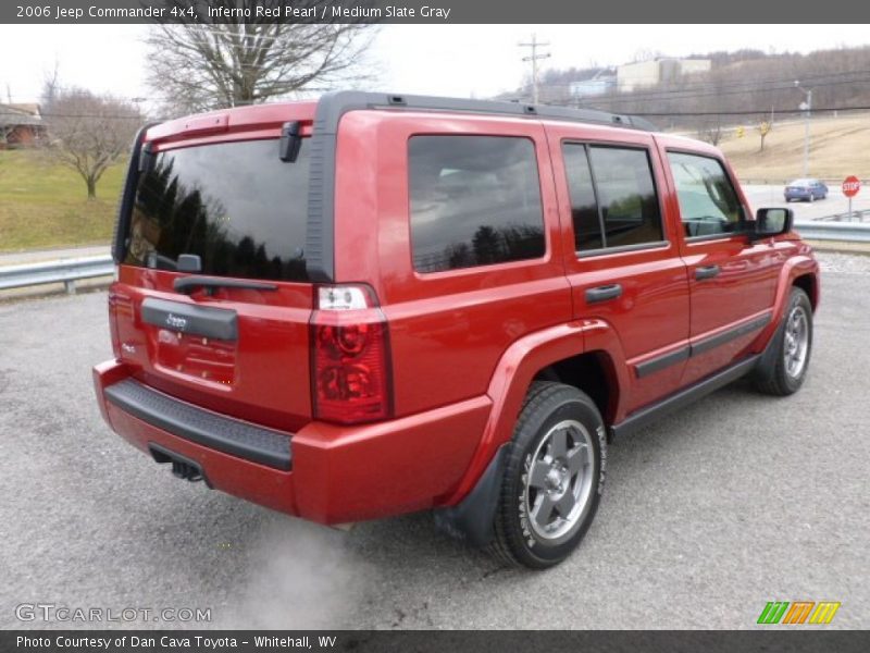 Inferno Red Pearl / Medium Slate Gray 2006 Jeep Commander 4x4