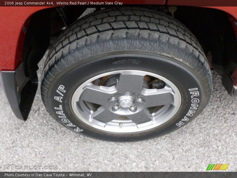 Inferno Red Pearl / Medium Slate Gray 2006 Jeep Commander 4x4
