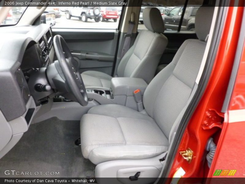 Inferno Red Pearl / Medium Slate Gray 2006 Jeep Commander 4x4
