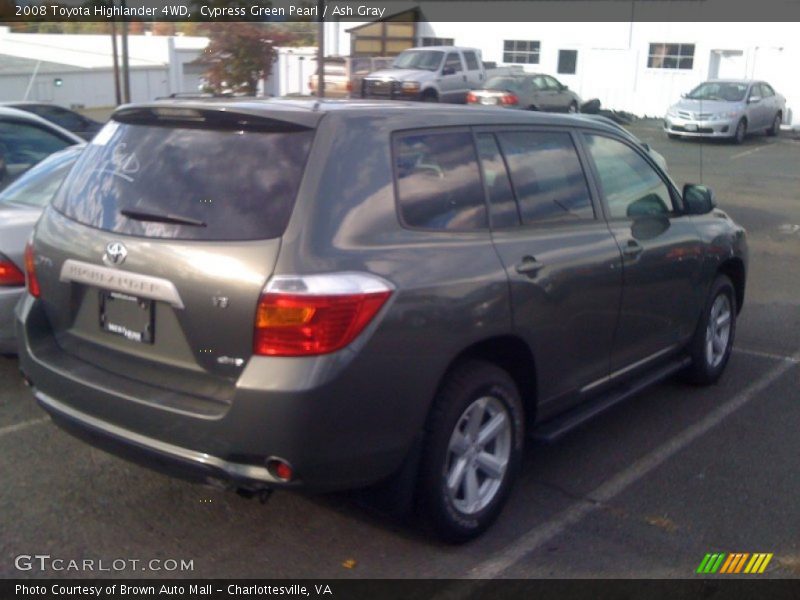 Cypress Green Pearl / Ash Gray 2008 Toyota Highlander 4WD