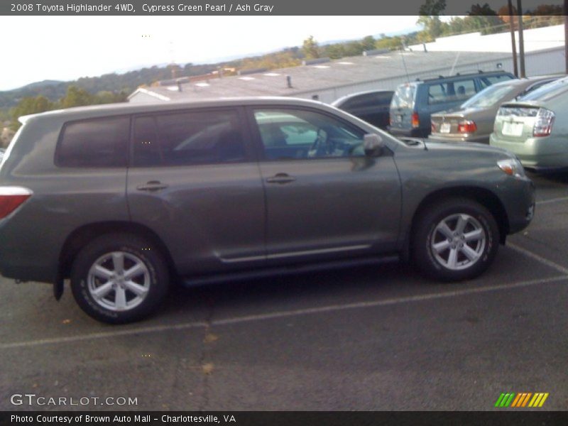 Cypress Green Pearl / Ash Gray 2008 Toyota Highlander 4WD