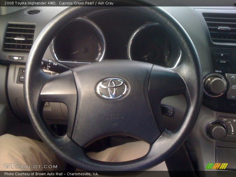 Cypress Green Pearl / Ash Gray 2008 Toyota Highlander 4WD