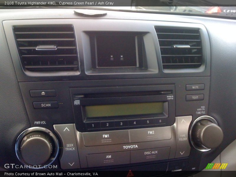 Cypress Green Pearl / Ash Gray 2008 Toyota Highlander 4WD