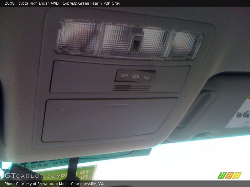 Cypress Green Pearl / Ash Gray 2008 Toyota Highlander 4WD