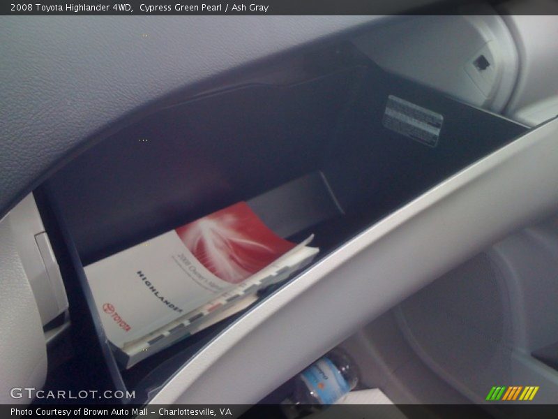 Cypress Green Pearl / Ash Gray 2008 Toyota Highlander 4WD