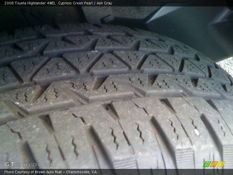 Cypress Green Pearl / Ash Gray 2008 Toyota Highlander 4WD