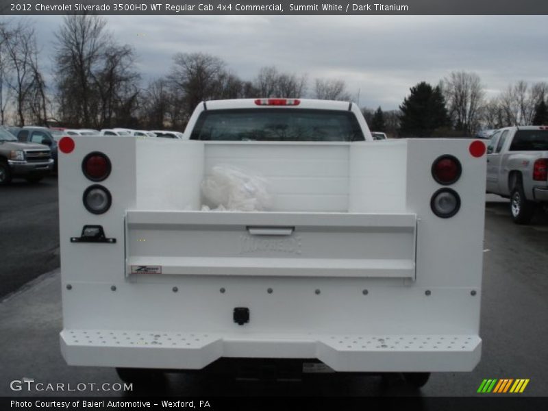 Summit White / Dark Titanium 2012 Chevrolet Silverado 3500HD WT Regular Cab 4x4 Commercial