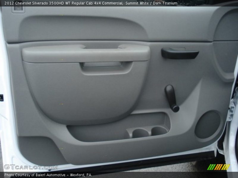 Summit White / Dark Titanium 2012 Chevrolet Silverado 3500HD WT Regular Cab 4x4 Commercial