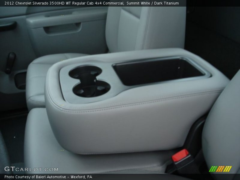 Summit White / Dark Titanium 2012 Chevrolet Silverado 3500HD WT Regular Cab 4x4 Commercial