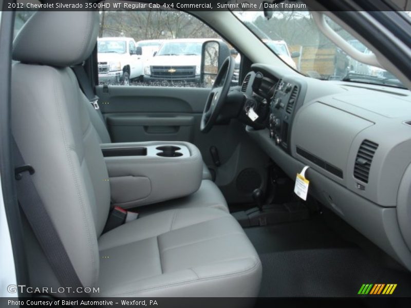 Summit White / Dark Titanium 2012 Chevrolet Silverado 3500HD WT Regular Cab 4x4 Commercial
