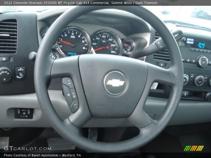  2012 Silverado 3500HD WT Regular Cab 4x4 Commercial Steering Wheel