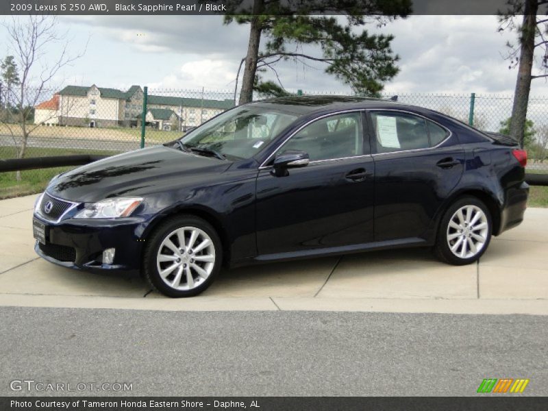  2009 IS 250 AWD Black Sapphire Pearl