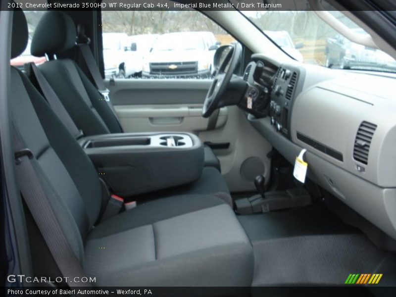 Imperial Blue Metallic / Dark Titanium 2012 Chevrolet Silverado 3500HD WT Regular Cab 4x4