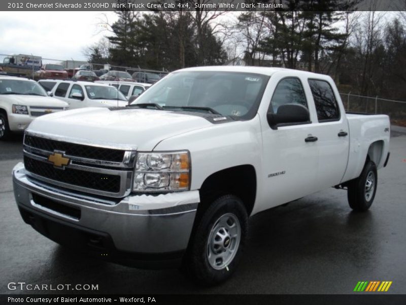 Front 3/4 View of 2012 Silverado 2500HD Work Truck Crew Cab 4x4