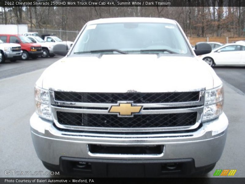 Summit White / Dark Titanium 2012 Chevrolet Silverado 2500HD Work Truck Crew Cab 4x4