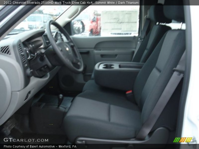 Summit White / Dark Titanium 2012 Chevrolet Silverado 2500HD Work Truck Crew Cab 4x4