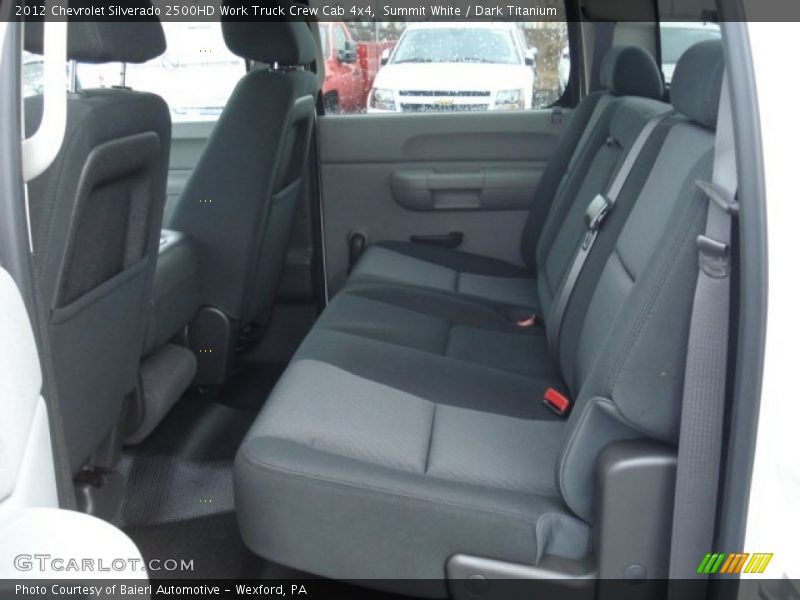 Summit White / Dark Titanium 2012 Chevrolet Silverado 2500HD Work Truck Crew Cab 4x4