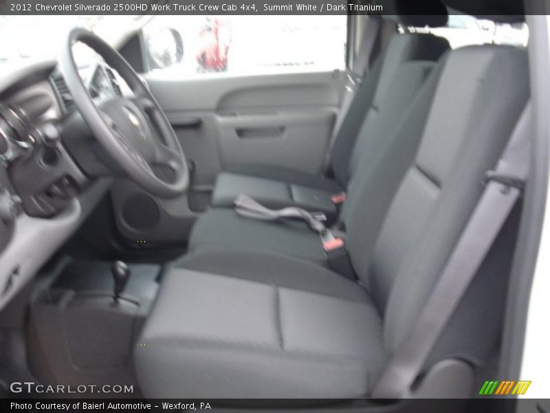 Summit White / Dark Titanium 2012 Chevrolet Silverado 2500HD Work Truck Crew Cab 4x4