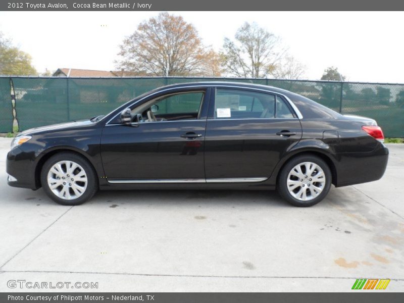 Cocoa Bean Metallic / Ivory 2012 Toyota Avalon