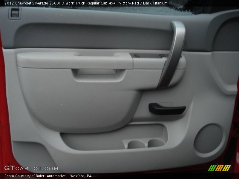 Victory Red / Dark Titanium 2012 Chevrolet Silverado 2500HD Work Truck Regular Cab 4x4