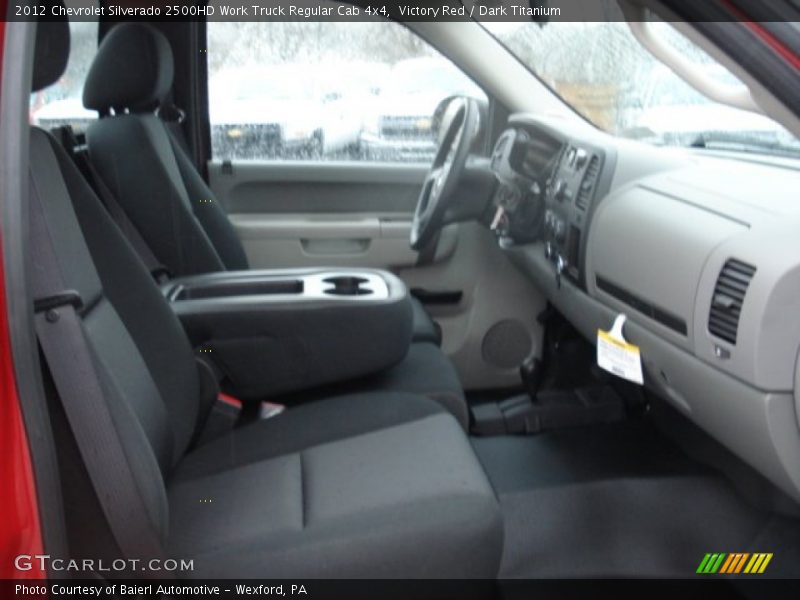 Victory Red / Dark Titanium 2012 Chevrolet Silverado 2500HD Work Truck Regular Cab 4x4
