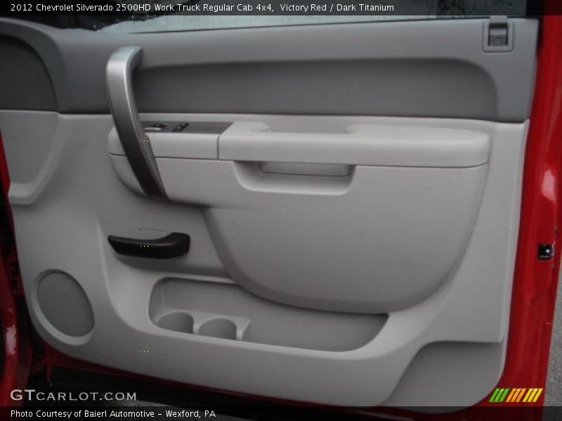 Victory Red / Dark Titanium 2012 Chevrolet Silverado 2500HD Work Truck Regular Cab 4x4