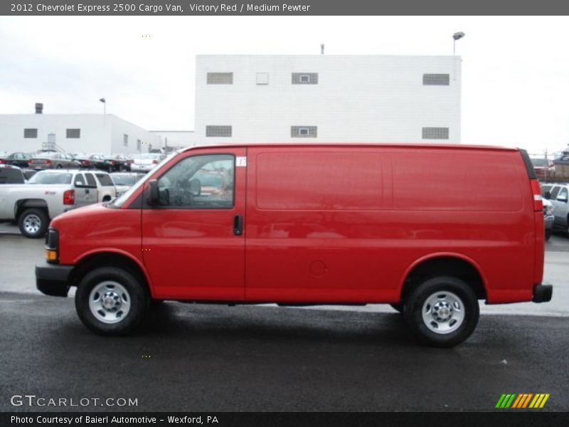 Victory Red / Medium Pewter 2012 Chevrolet Express 2500 Cargo Van