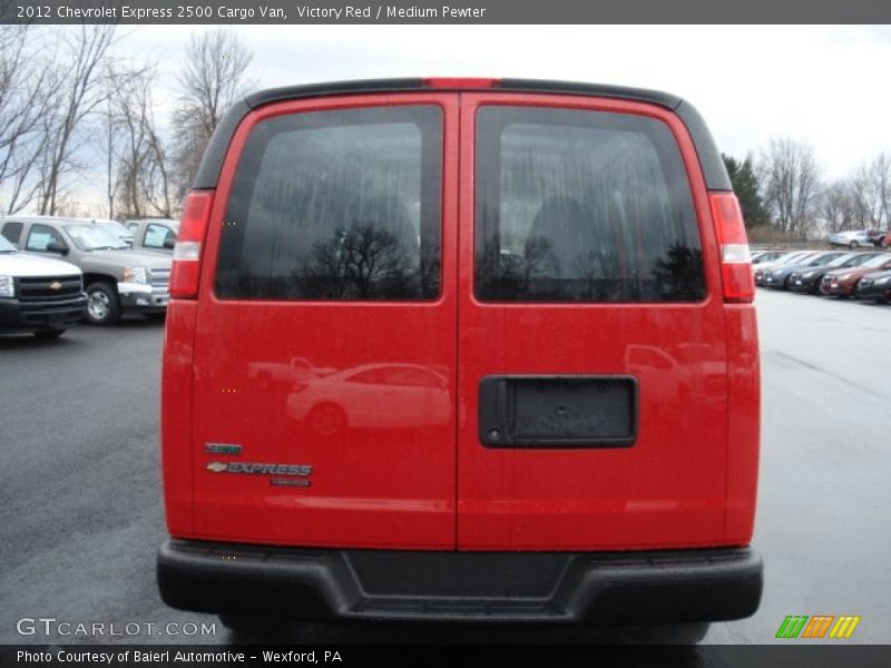 Victory Red / Medium Pewter 2012 Chevrolet Express 2500 Cargo Van