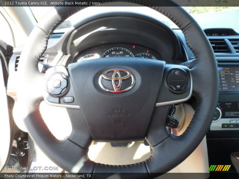 Attitude Black Metallic / Ivory 2012 Toyota Camry XLE