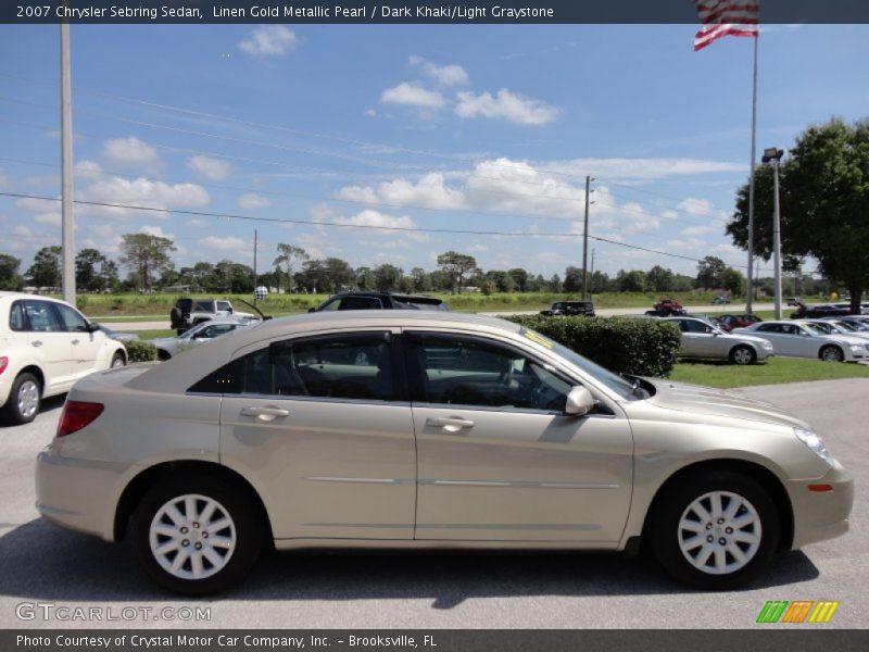 Linen Gold Metallic Pearl / Dark Khaki/Light Graystone 2007 Chrysler Sebring Sedan