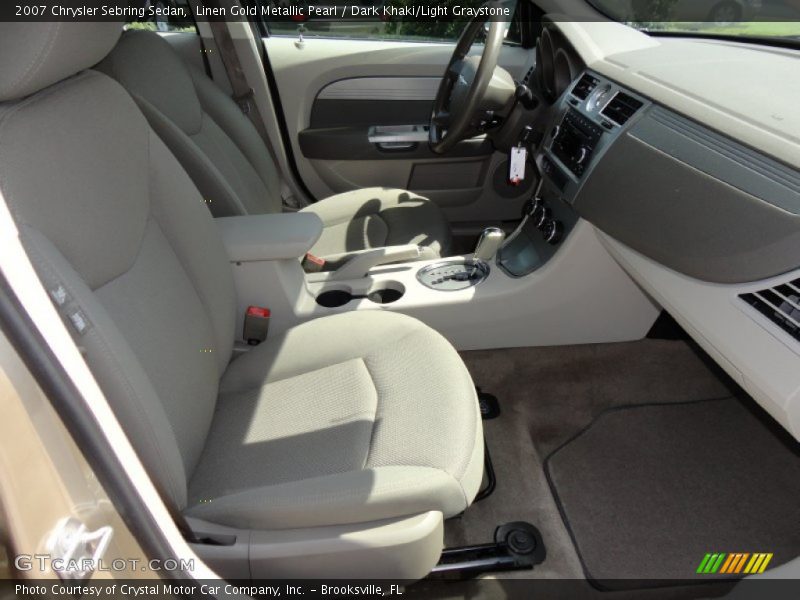 Linen Gold Metallic Pearl / Dark Khaki/Light Graystone 2007 Chrysler Sebring Sedan