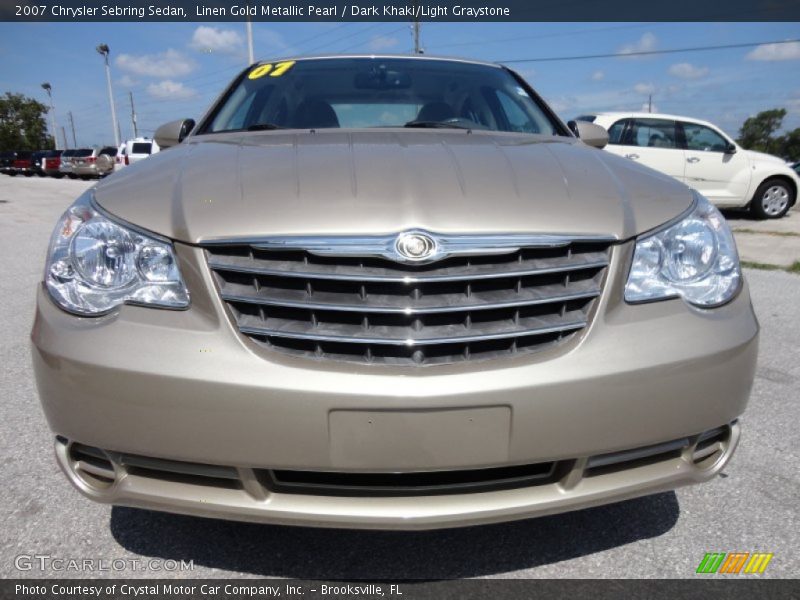 Linen Gold Metallic Pearl / Dark Khaki/Light Graystone 2007 Chrysler Sebring Sedan
