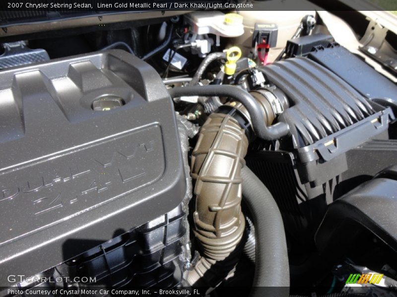 Linen Gold Metallic Pearl / Dark Khaki/Light Graystone 2007 Chrysler Sebring Sedan